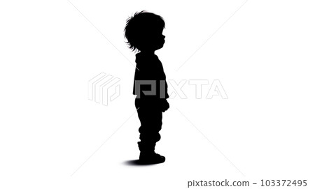 Silhouette of a lonely child "AI-generated image" Silhouette of a lonely child "AI-generated image" 103372495