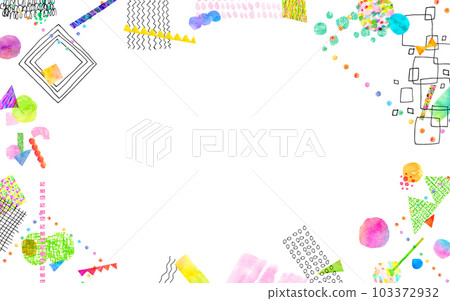 Colorful background material collage Colorful background material collage 103372932