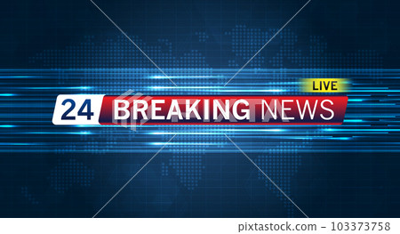 Breaking news background business or technology - Stock Illustration  [103373758] - PIXTA