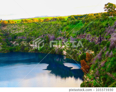 Mount Cambier's Blue Lake Mount Cambier's Blue Lake 103373930