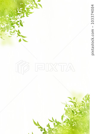 新鮮的綠色背景材料,水彩紋理,樹 新鮮的綠色背景材料,水彩紋理,樹 103374084