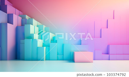 柔和的彩色 3D 背景“AI 生成的圖像” 柔和的彩色 3D 背景“AI 生成的圖像” 103374792