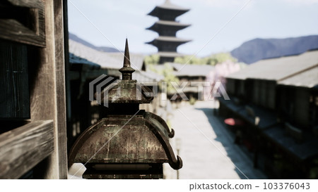 beautiful tample in Kyoto japan 103376043