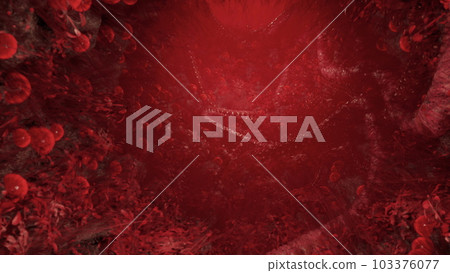 Voodoo Horror with red tentakles 103376077