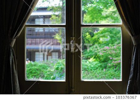 Curtain on window side Curtain on window side 103376367