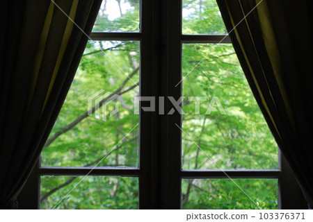 Curtain on window side Curtain on window side 103376371