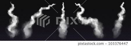 Realistic set of plane condensation trails 103376447