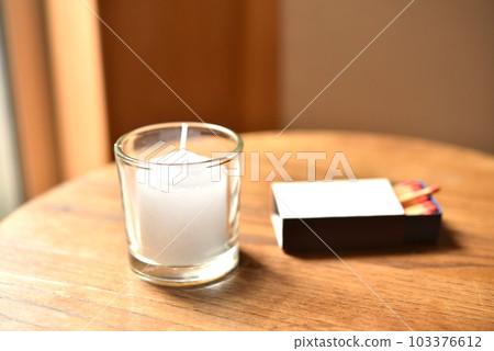 Candle and match Candle and match 103376612
