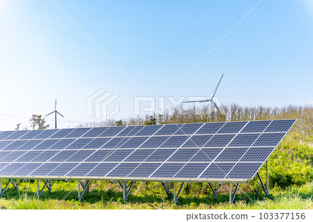 Solar power generation Solar panel Wind power generation 103377156