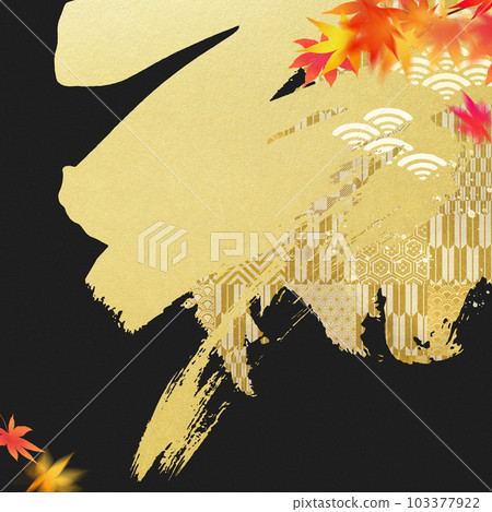 秋季日式材料 103377922