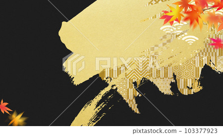 秋季日式材料 103377923