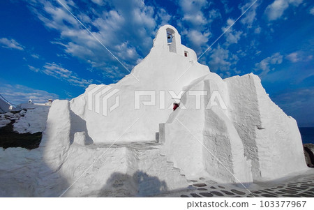Greek Travelogue Aegean Islands Mykonos Island Parapotiani Church Greek Travelogue Aegean Islands Mykonos Island Parapotiani Church 103377967