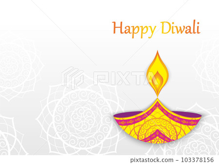Diwali Light Festival Day Seamless Background Illustration Diwali Light Festival Day Seamless Background Illustration 103378156