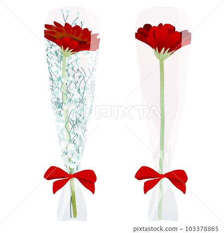 單支紅色非洲菊花束 單支紅色非洲菊花束 103378865