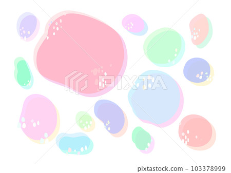 Melting circle background material like acrylic plate 103378999