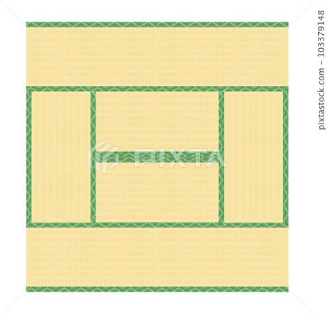 Eight tatami mats in bright colors Eight tatami mats in bright colors 103379148