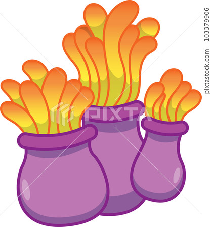 anemone cute cartoon style anemone cute cartoon style 103379906