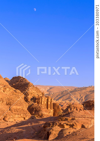Ad Deir Monastery in ancient city of Petra, Jordan Ad Deir Monastery in ancient city of Petra, Jordan 103380971
