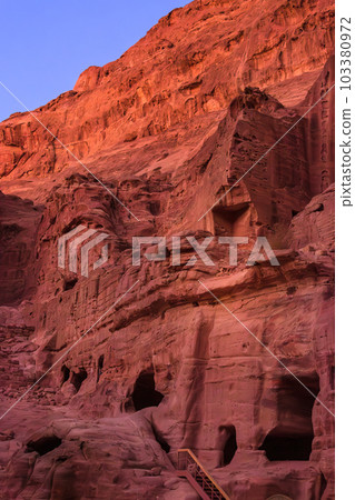 Corinthian Tomb in Nabataean city Petra, Jordan 103380972