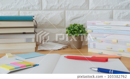 堆疊的書籍和筆記/學習圖像 堆疊的書籍和筆記/學習圖像 103382762