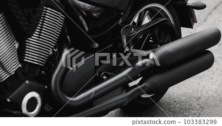 motorcycle exhaust pipe 103383299