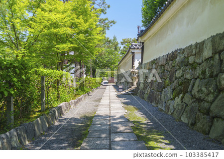 Kennin-ji Temple The stone wall in front of Ryosoku-in -- Higashiyama Ward, Kyoto City -- Kennin-ji Temple The stone wall in front of Ryosoku-in -- Higashiyama Ward, Kyoto City -- 103385417