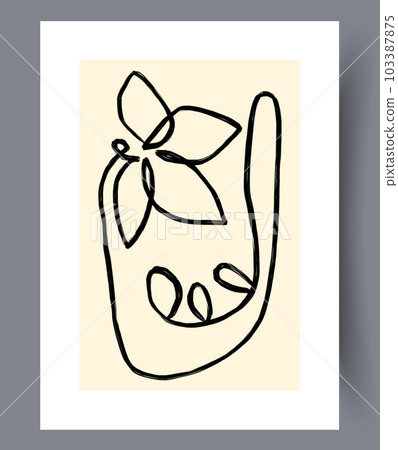 Still life plant organic picture wall art print 103387875