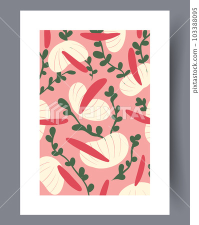 Still life lilies floral pattern wall art print Still life lilies floral pattern wall art print 103388095