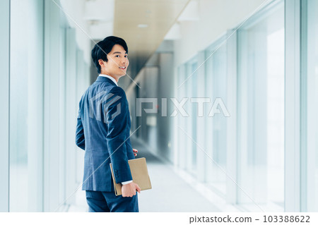 Young businessman in the office Young businessman in the office 103388622