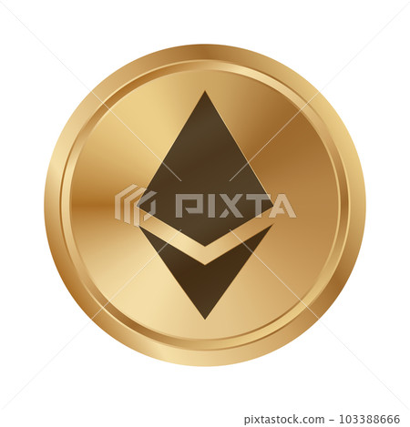 Ethereum golden crypto digital currency coin Ethereum golden crypto digital currency coin 103388666