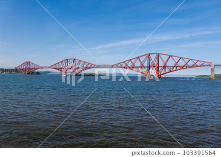 Forth Bridge on Firth of Forth in Scotland 103391564