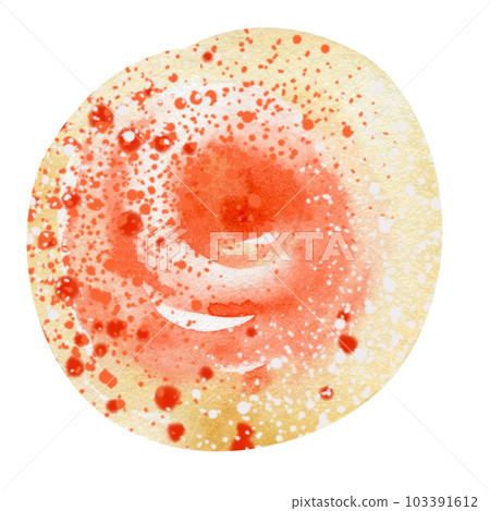 Set of Seashells on isolated white background, watercolor illustration, sea clipart 103391612