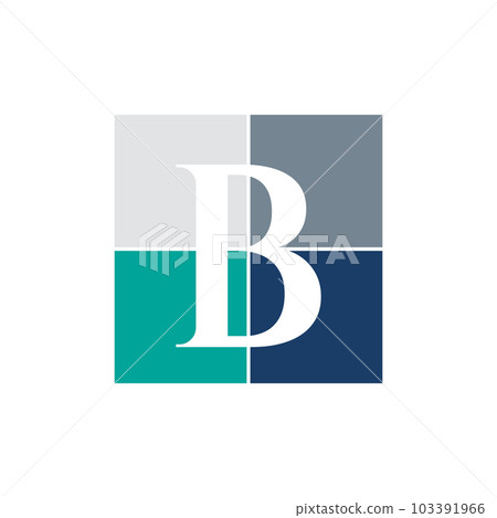 Initial Letter B business corporate logo design. Initial Letter B business corporate logo design. 103391966