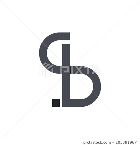 letter SB letter mark logo design vector. letter SB letter mark logo design vector. 103391967