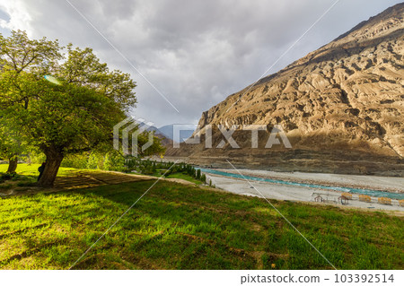 Turtuk a beautiful small village,Leh,Ladakh,northern India, 103392514