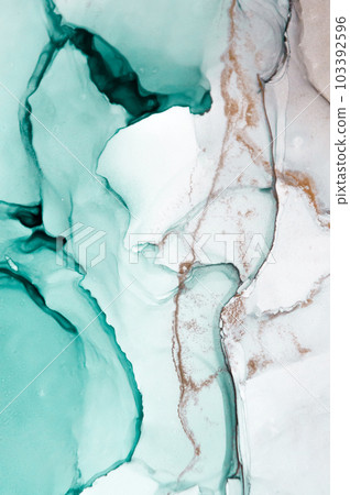 High quality details. Alcohol ink modern abstract painting, modern contemporary art. 103392596