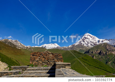 Karakoram Mountains  beautiful landscape,Turtuk a beautiful small village,Leh,Ladakh,northern India, 103392774