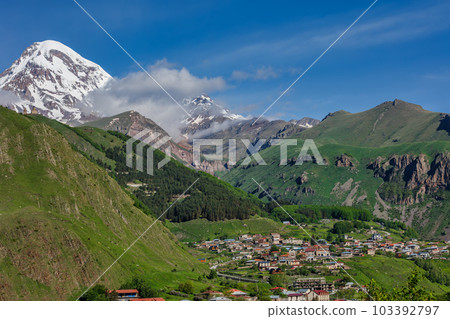 Karakoram Mountains  beautiful landscape,Turtuk a beautiful small village,Leh,Ladakh,northern India, 103392797