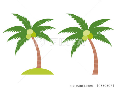 一套椰子樹插圖_3 一套椰子樹插圖_3 103393071