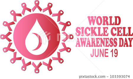 World Sickle Cell Awareness Day Vector Illustration World Sickle Cell Awareness Day Vector Illustration 103393074