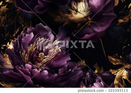 magenta peony flowers 103393513