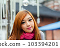 Portrait of Asian America Woman 103394201
