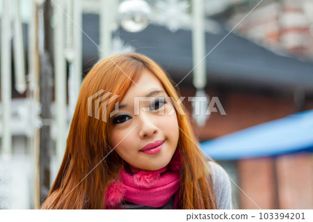 Portrait of Asian America Woman Portrait of Asian America Woman 103394201