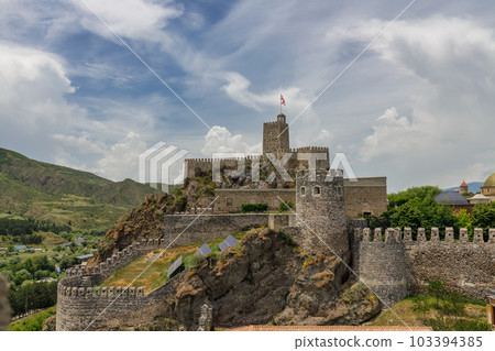 Old castle Akhaltsikhe (Rabati) in Georgia.This is a medieval fortress built in the IX century Old castle Akhaltsikhe (Rabati) in Georgia.This is a medieval fortress built in the IX century 103394385