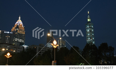 Night view of Taipei 101 103396077