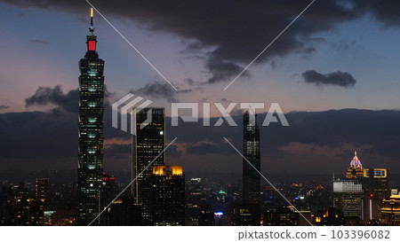 Night view of Taipei 101 Night view of Taipei 101 103396082