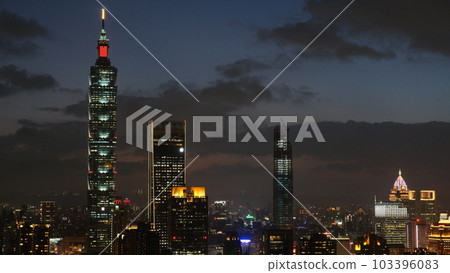 Night view of Taipei 101 Night view of Taipei 101 103396083