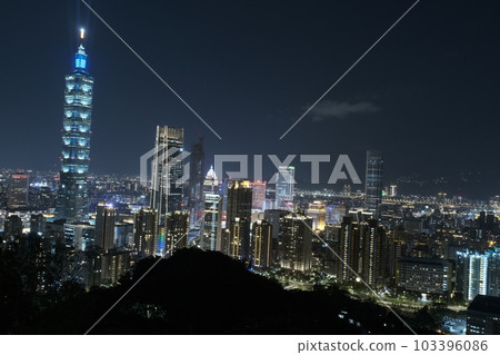 Night view of Taipei 101 Night view of Taipei 101 103396086