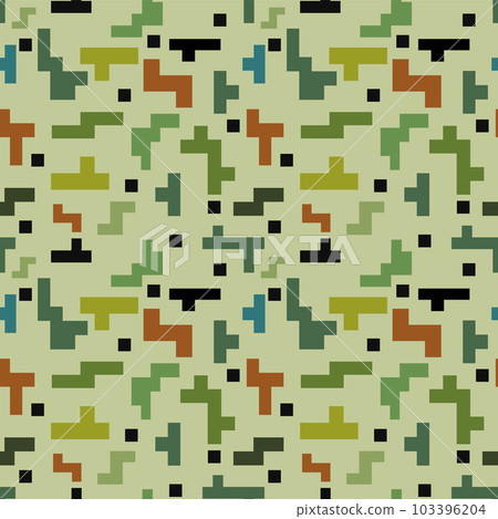 Seamless square elements on a light green background Seamless square elements on a light green background 103396204