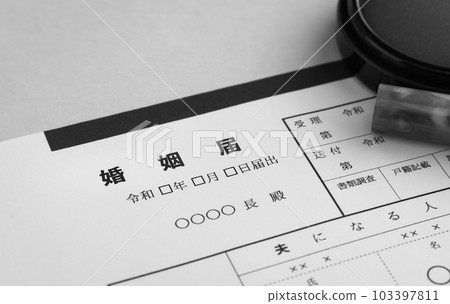 婚姻登記形象 103397811